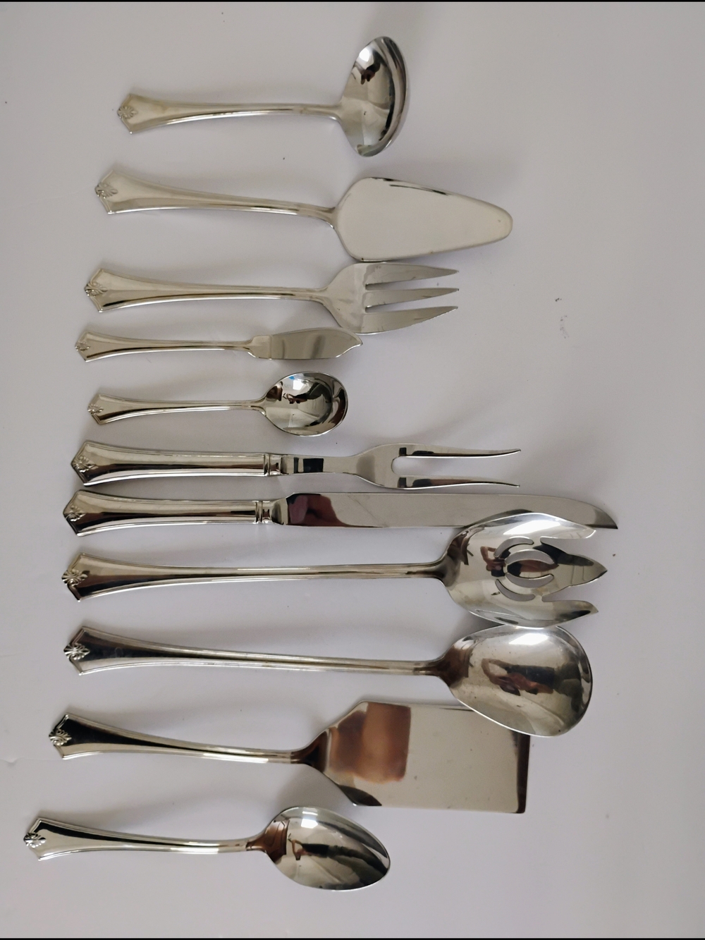 REED BARTON 18/10 STAINLESS STEEL FLATWARE Churchill Pattern Serving Utensils